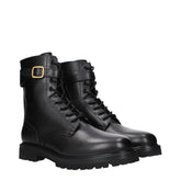 Celine Black Leather Ankle Boots